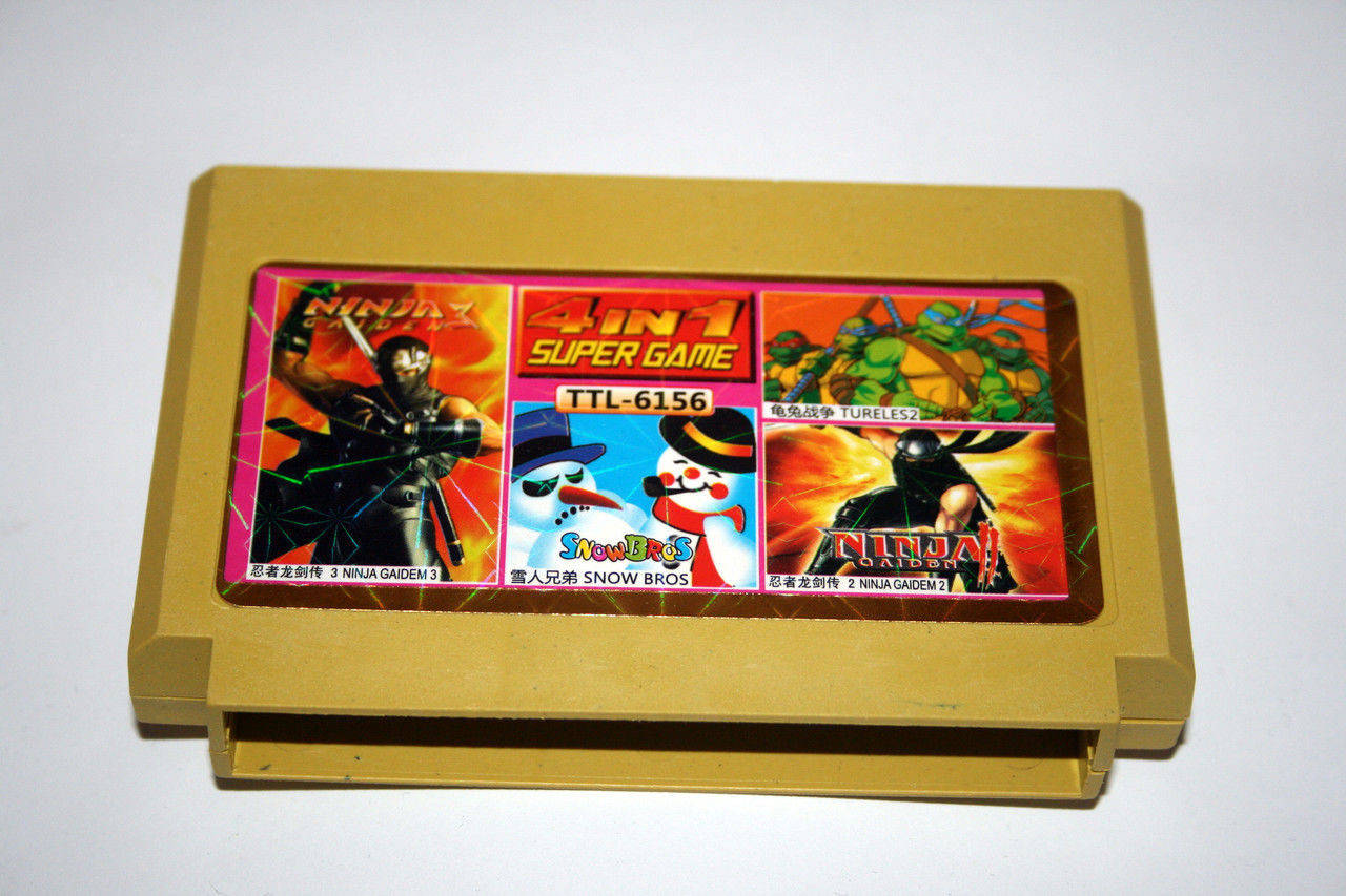 

Картридж Dendy 4в1 Ninja Gaidem 3 Tureles 2