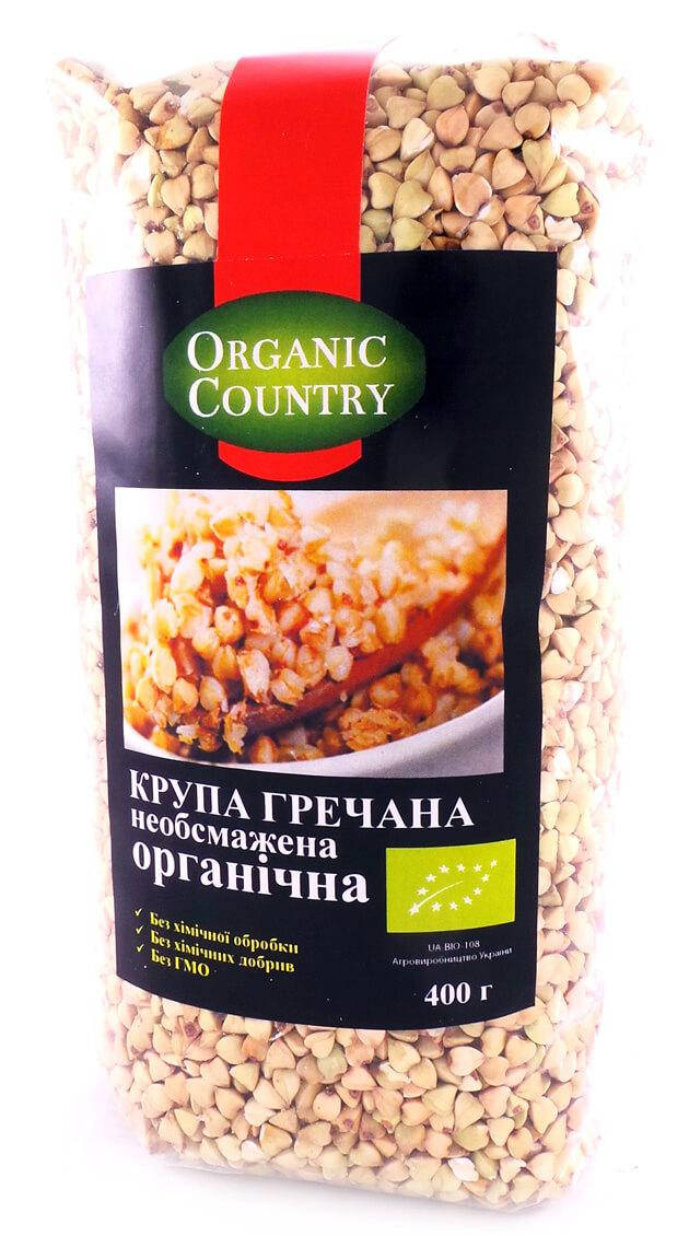 

Крупа гречневая необжаренная Organic Country 400г