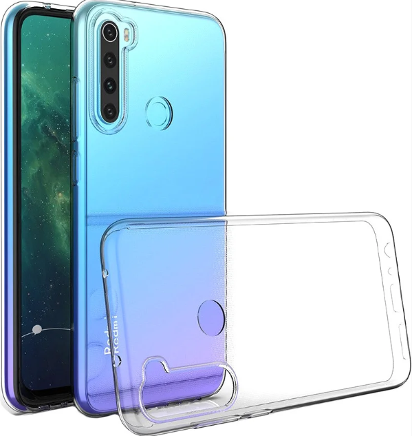 

Силиконовый чехол для Xiaomi Redmi Note 8, Прозрачный