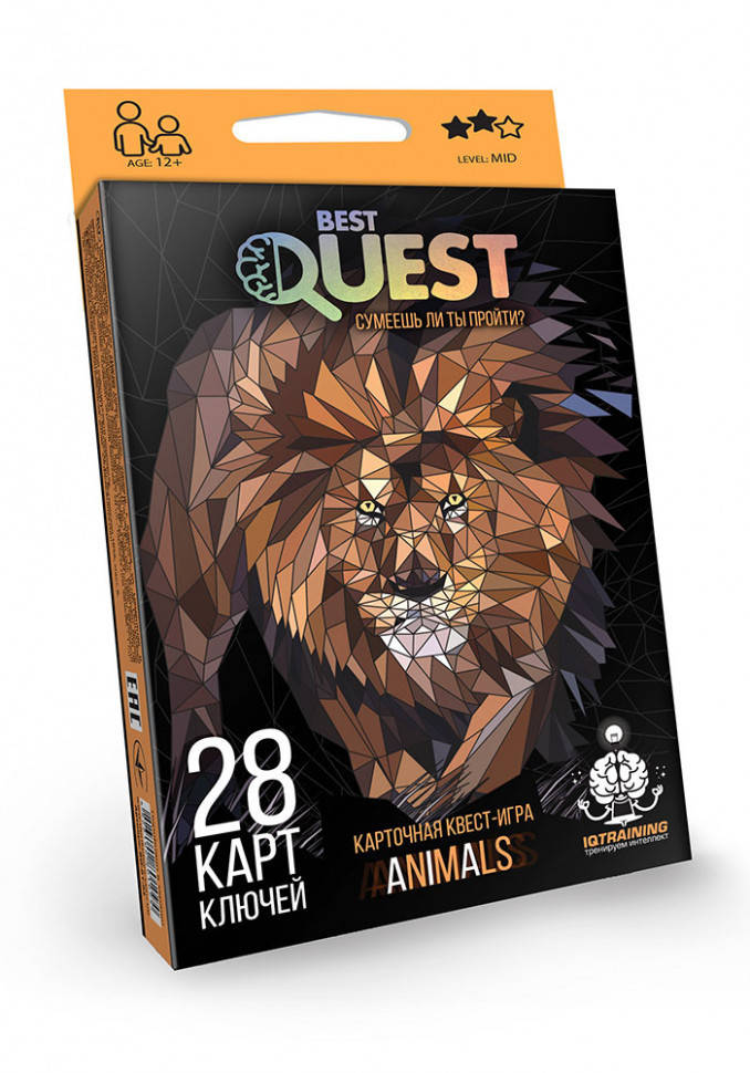 

Карточная квест-игра «Best Quest» на рус. языке Danko Toys (Коричневый)