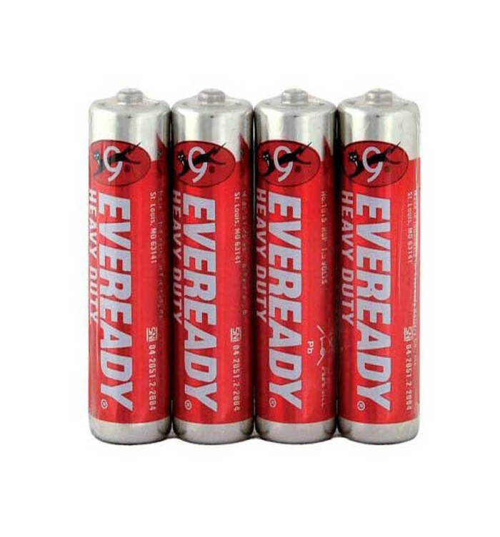 

Батарейка солевая EVEREADY Heavy Duty ААA/R03 (4шт)
