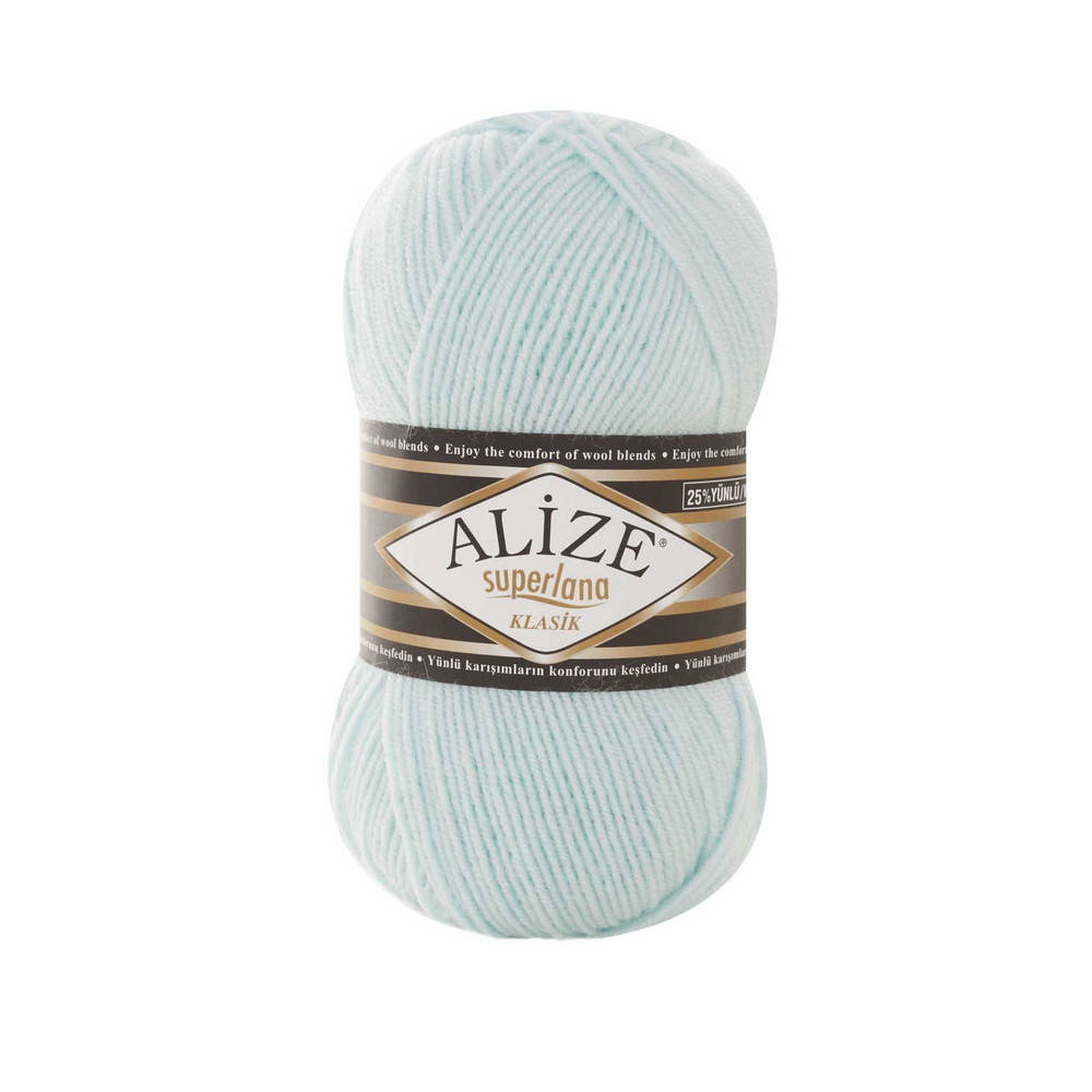 

522 Пряжа Alize Superlana Klasik мята