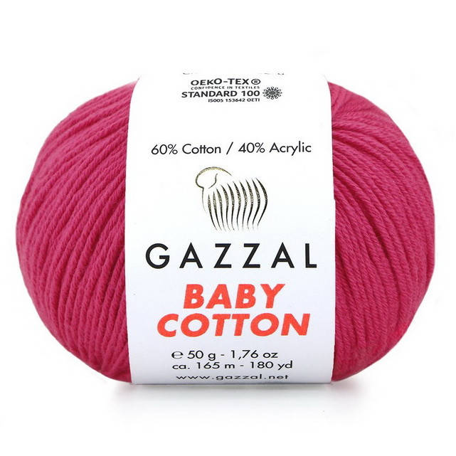 

3415 Пряжа Gazzal Baby Cotton