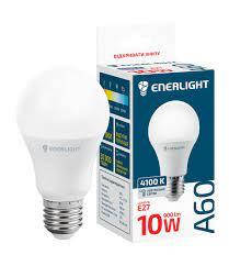 

Лампа світлодіодна ENERLIGHT A60 10Вт 4100K E27
