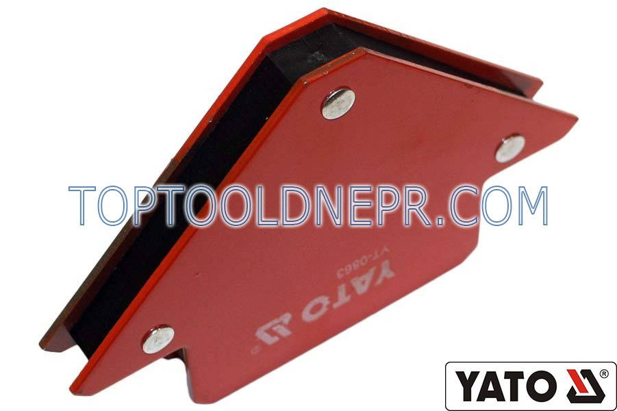 

Магнитная струпцина для сварки YATO 82х120х13 мм