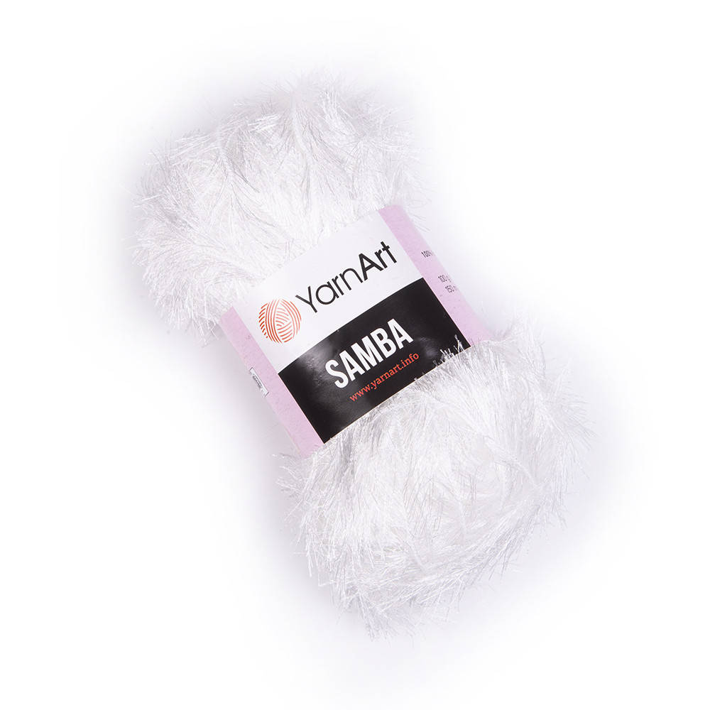

Yarnart Samba № 01 белый