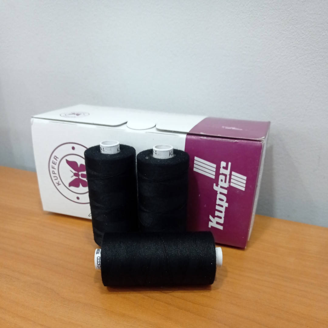 

Нитка Trigan Kupfer №120 1000 м. чёрный