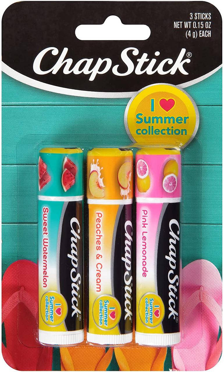 

Набор бальзамов для губ ChapStick Limited Edition I Love Summer Collection 3 х 4 г