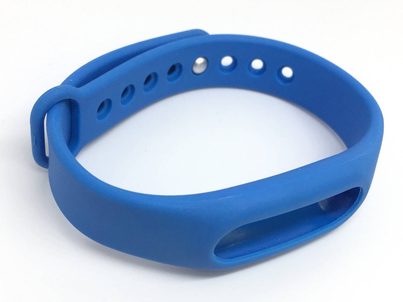 

Ремешок фитнес-браслет Mi Band 1 и Mi Band 1S синий с металлической застёжкой