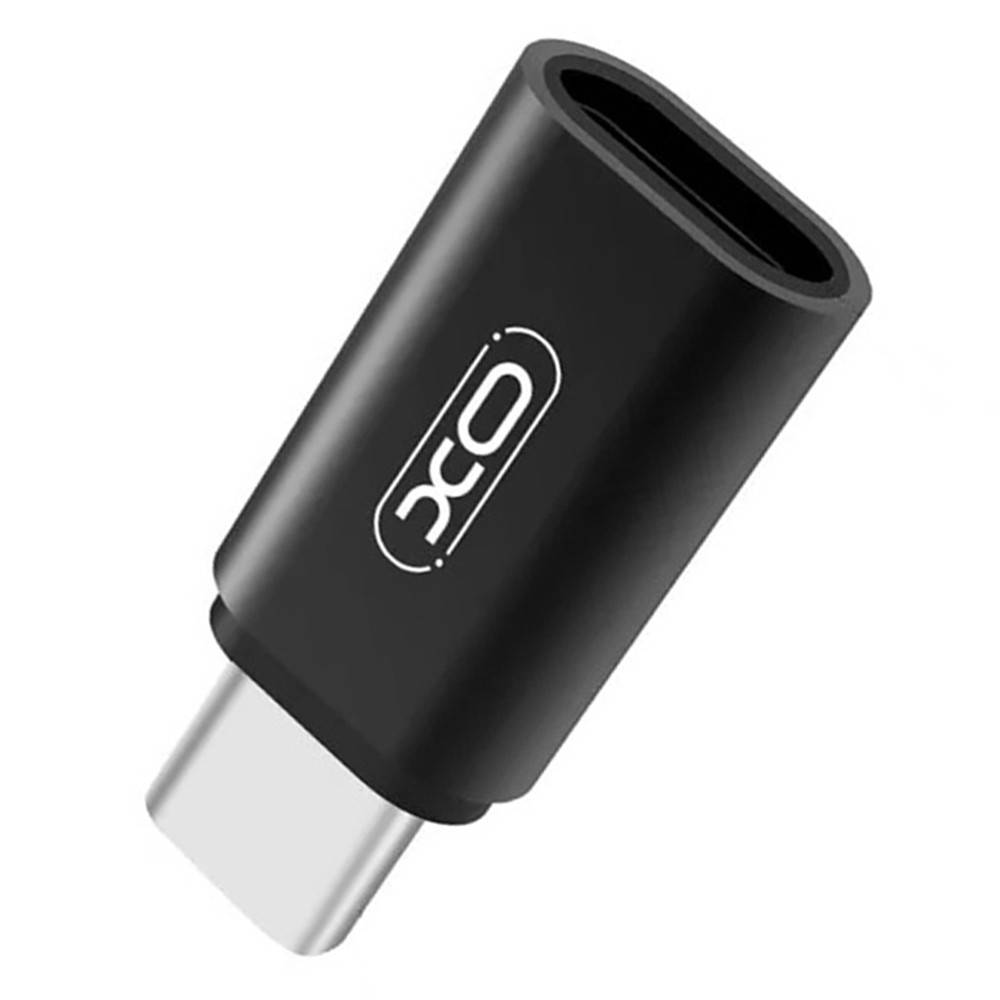 

Переходник для синхронизации данных XO Micro USB to Type-C XO-NB131 |2.1A| Черный