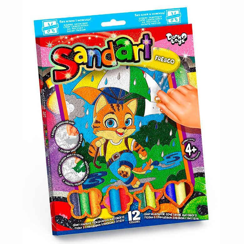 

Набор для творчества DankoToys DT SA-02-04 Фреска Sand Art из песка