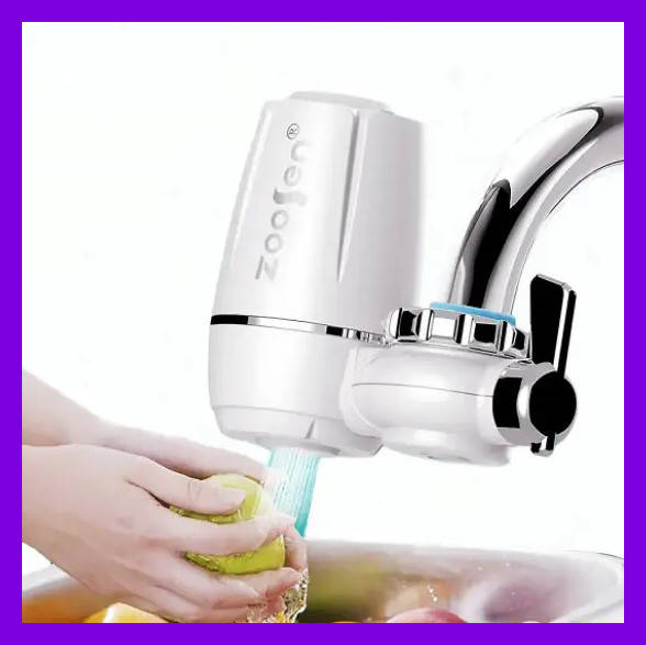 

Фильтр-насадка проточной воды на кран Zoosen Water Faucet Water Purifier ZSW-010A/0108, Sbm
