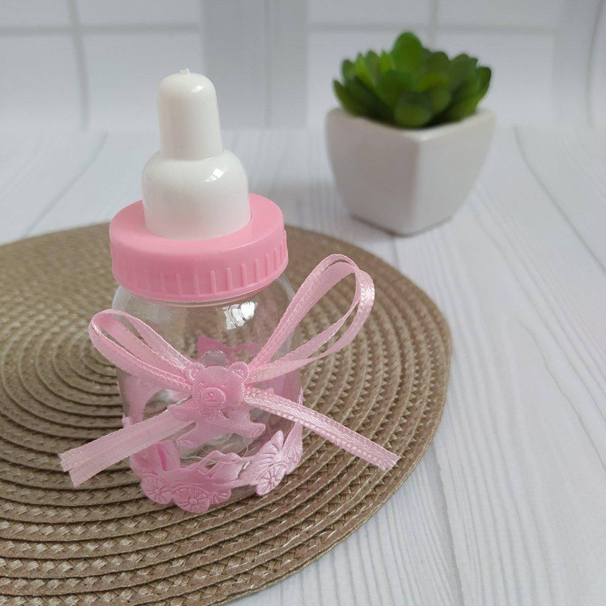 

Пляшечка з харчового силікону (рожева)