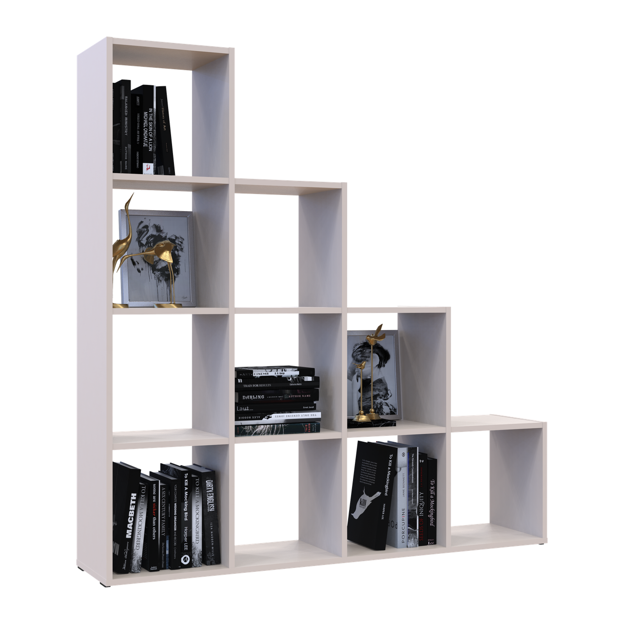 Стелаж Doros Степ 4х4 Кашемір відкритий 136.2х28.8х140.7 (41516168) 5