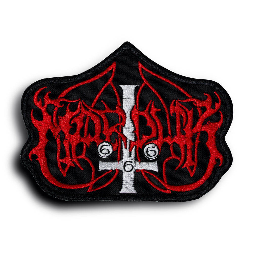 

Нашивка с вышивкой MARDUK-2 фигурная, Черный