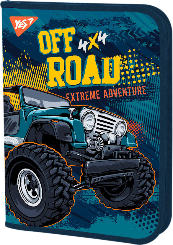 

Папка для праці YES пласт. на блискавці FC "Of Road"