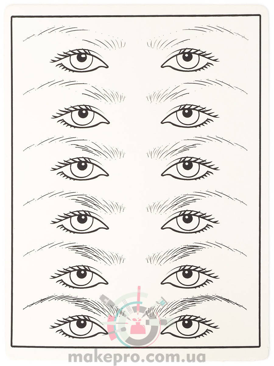 

Тренировочный коврик белый "глаза" (схема)