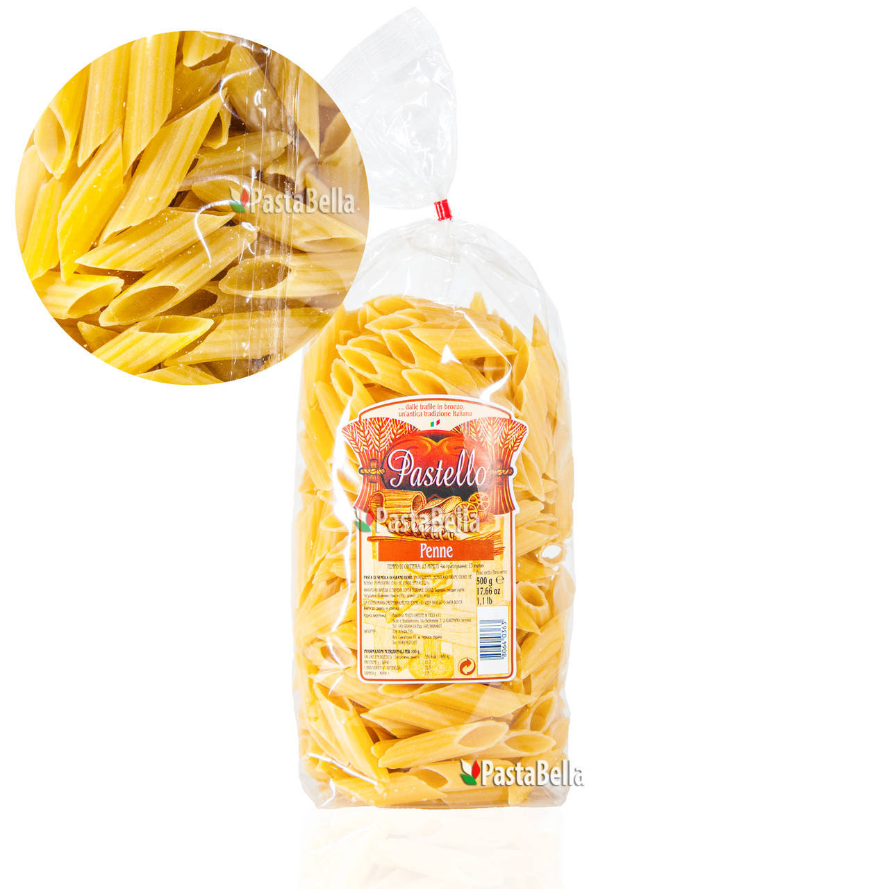 

Итальянские макароны классические "Пенне" - "Penne rigate" Pastello 500g
