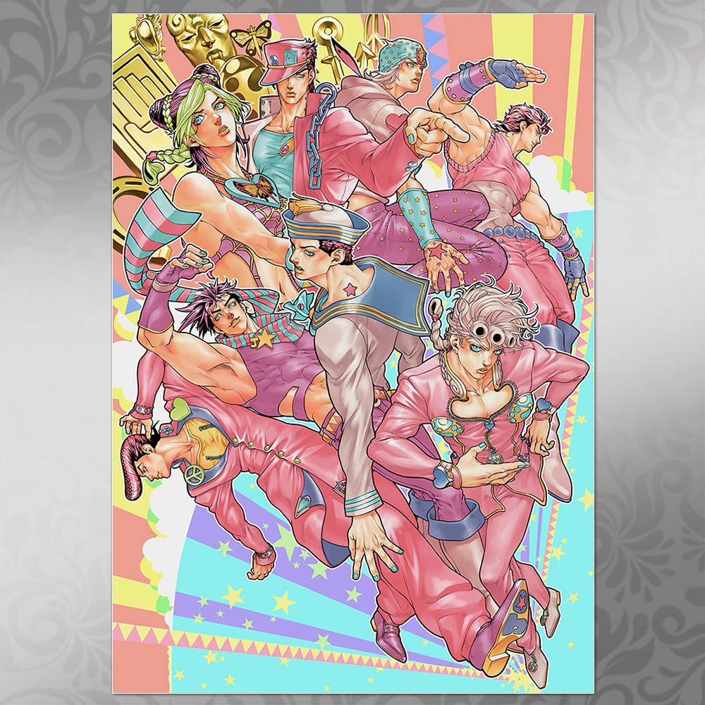 

Плакат Аниме JoJo's Bizarre Adventure 10