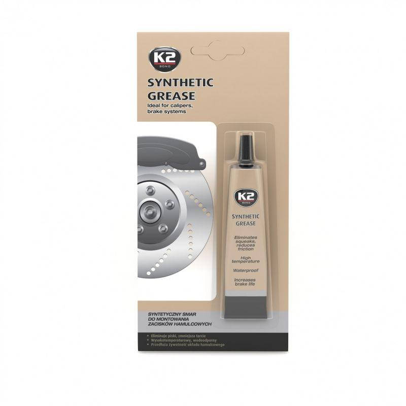 

Смазка тормозной сис-мы 18ml "K2" Synthetic Grease/для суппортов B405 (6шт/уп)