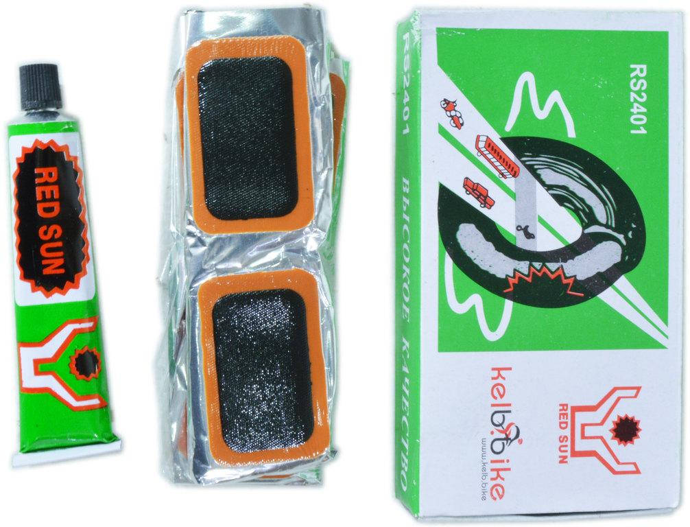 

Латка для камеры квадратная 35 х 55 мм Red Sun RS2401 (ДД2401) (к-т, 24 заплаты + клей)