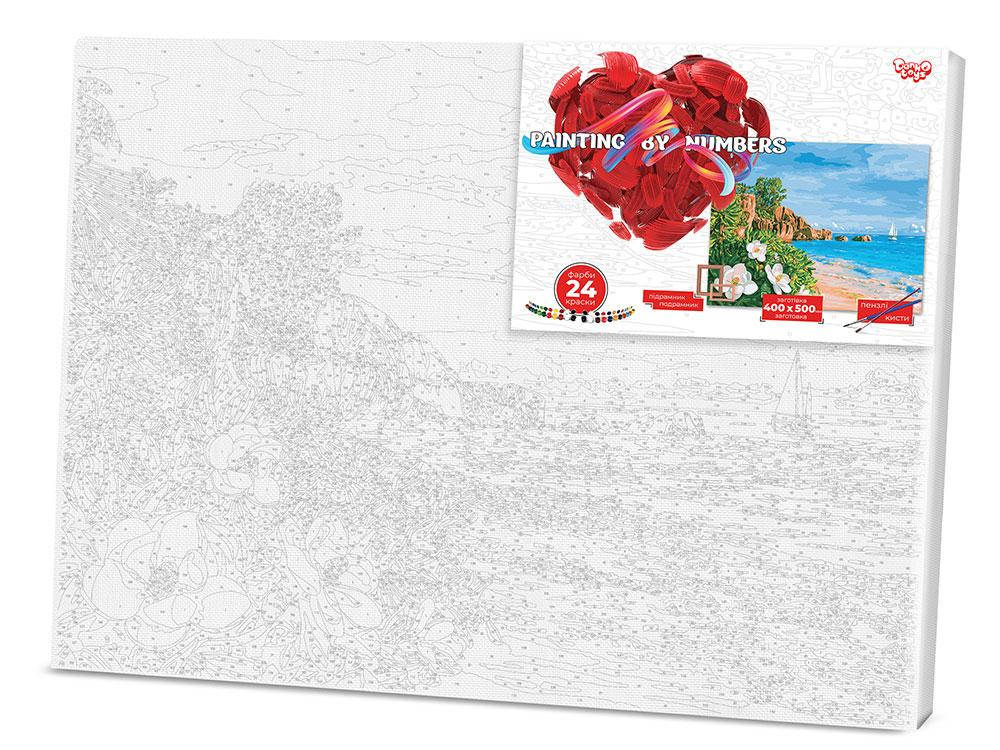 

Креативна творчість "PAINTING BY NUMBERS" 40см*50см економ с.2 №9 морський пейзаж