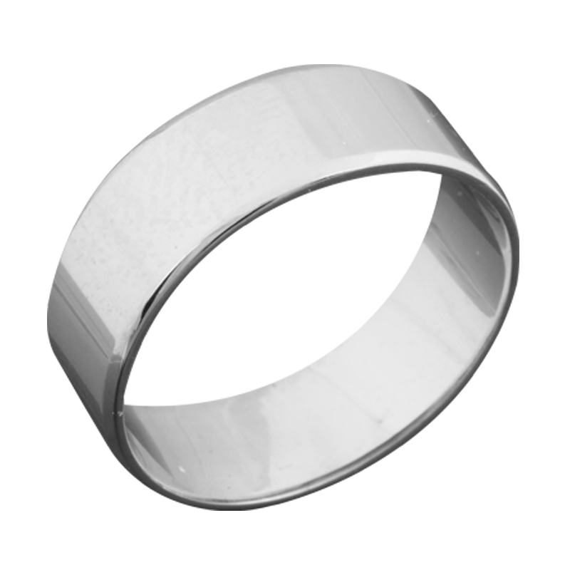 

Серебряное обручальное кольцо