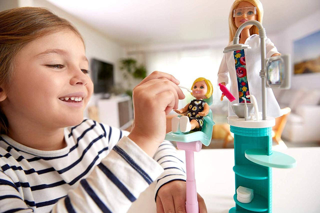 

Игровой набор с куклой Барби стоматолог Barbie Dentist