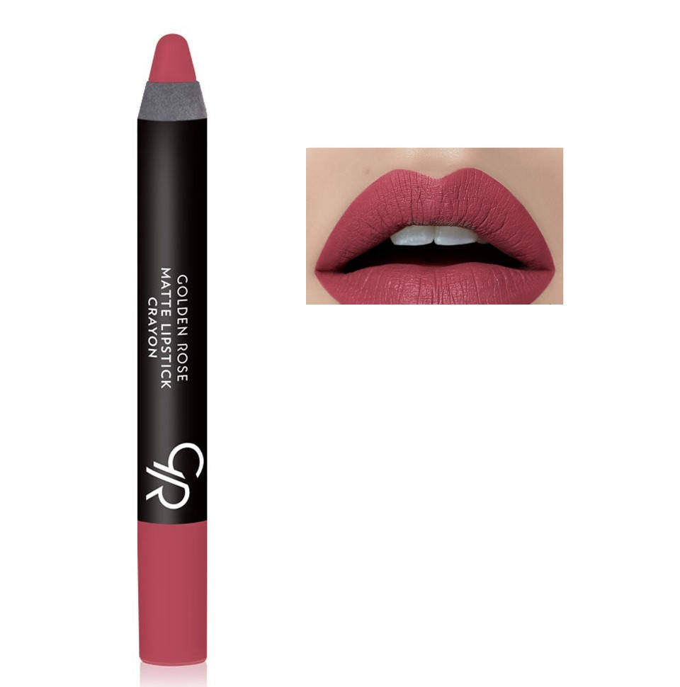 

Матовая помада-карандаш Matte Lipstick Crayon Golden Rose №11