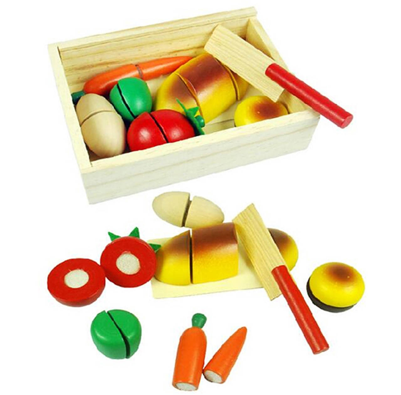 

Фрукты на липучках продукты деревянные