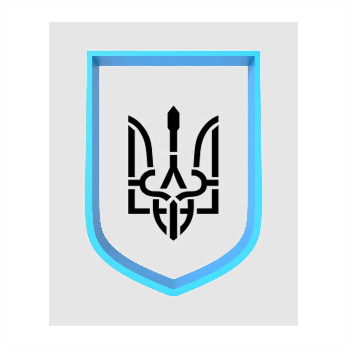 

Герб Украины-2 вырубка с трафаретом 8*5,5 см (TR-2)