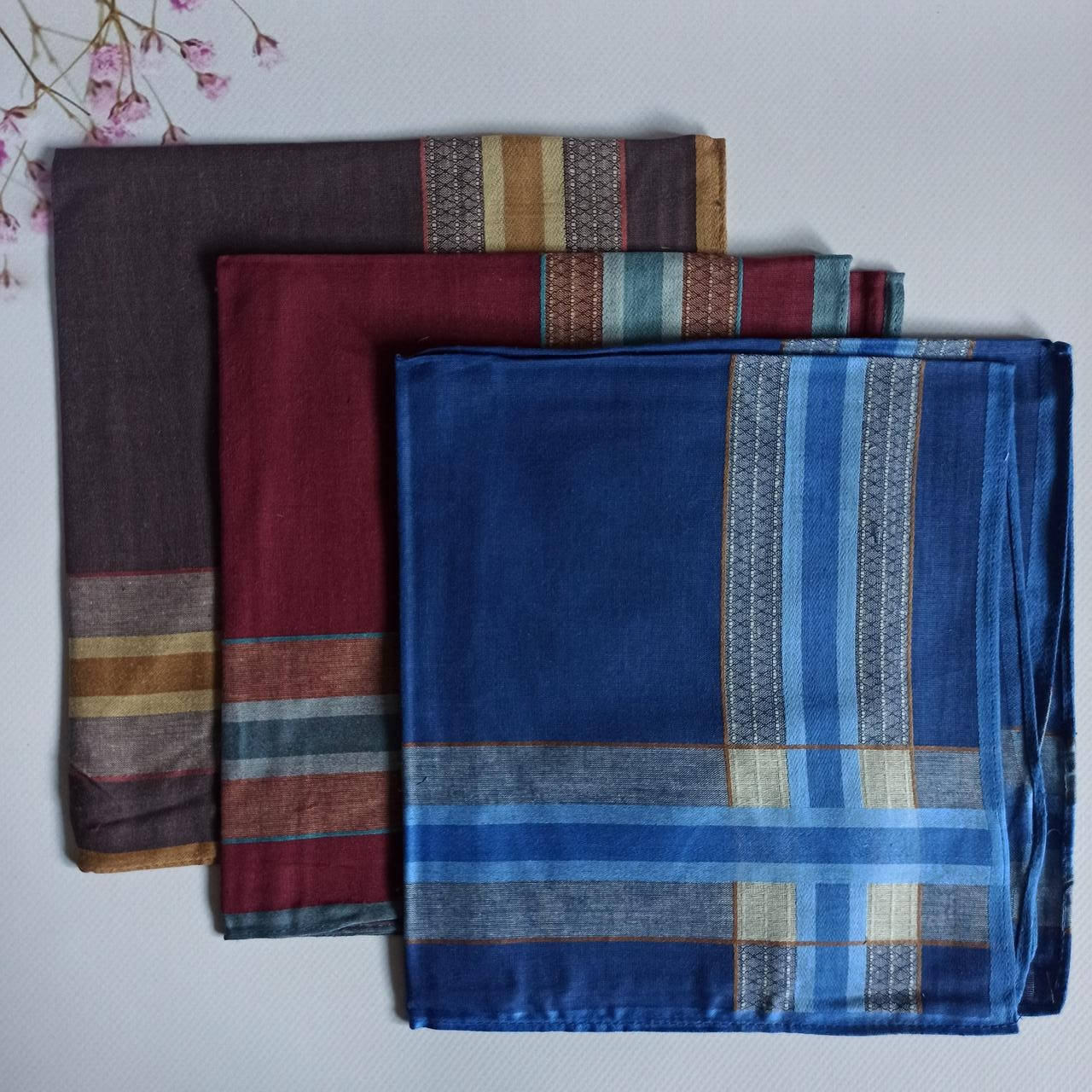 

Платки носовые мужские х/б 41*43