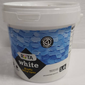 

Краска интерьерная для стен и потолков WHITE RUTA 1,4 кг, Белый