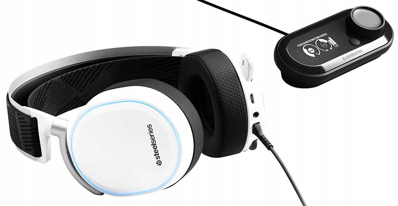 

Гарнитура для компьютера SteelSeries Arctis Pro + GameDAC (White), Белый