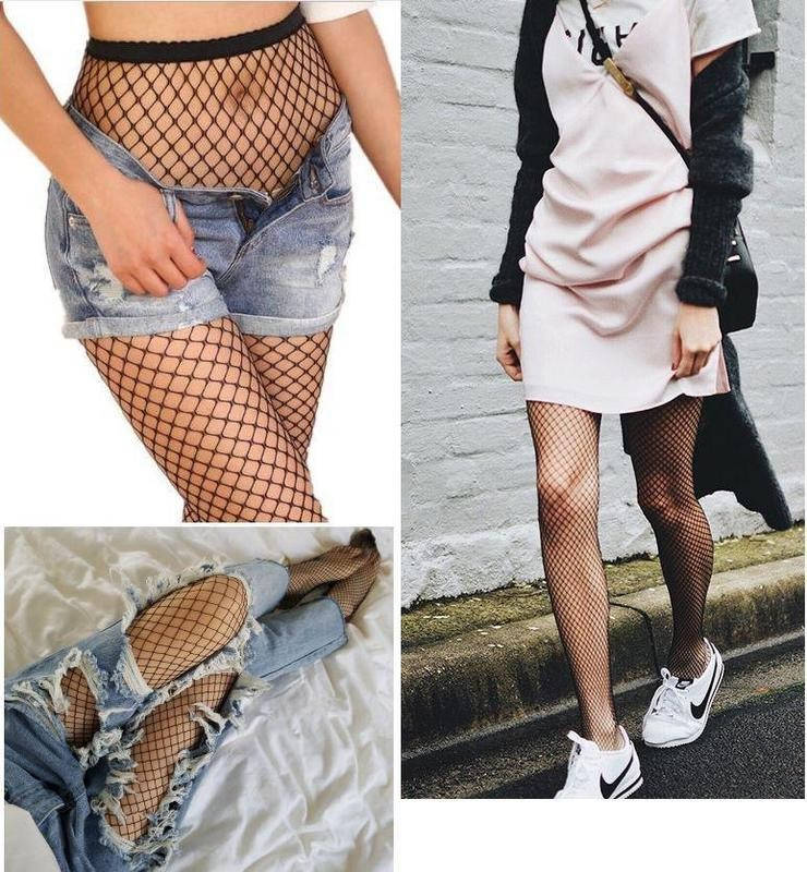 

Колготки в среднюю сетку