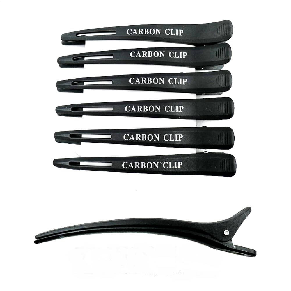 

Парикмахерский зажим carbon clip 1 шт