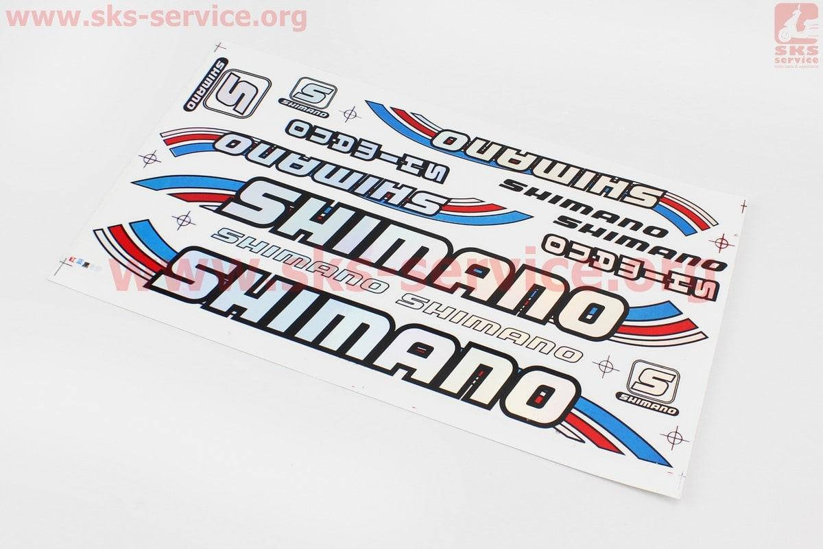

Наклейки набор 13шт SHIMANO" B17 (34х20см) "