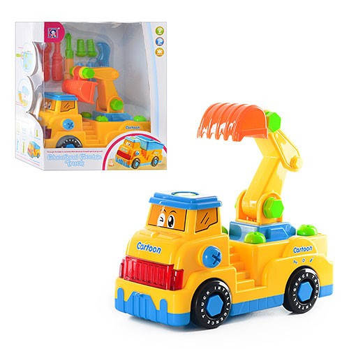 

Конструктор Машина Экскаватор (музыка, свет, инструменты)