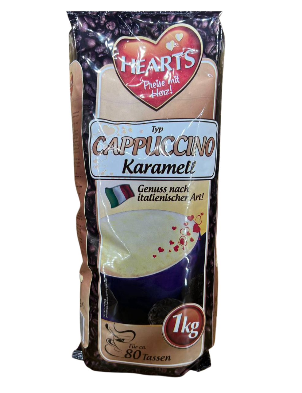

Капучино Hearts Cappuccino Karamell со вкусом карамели 1 кг