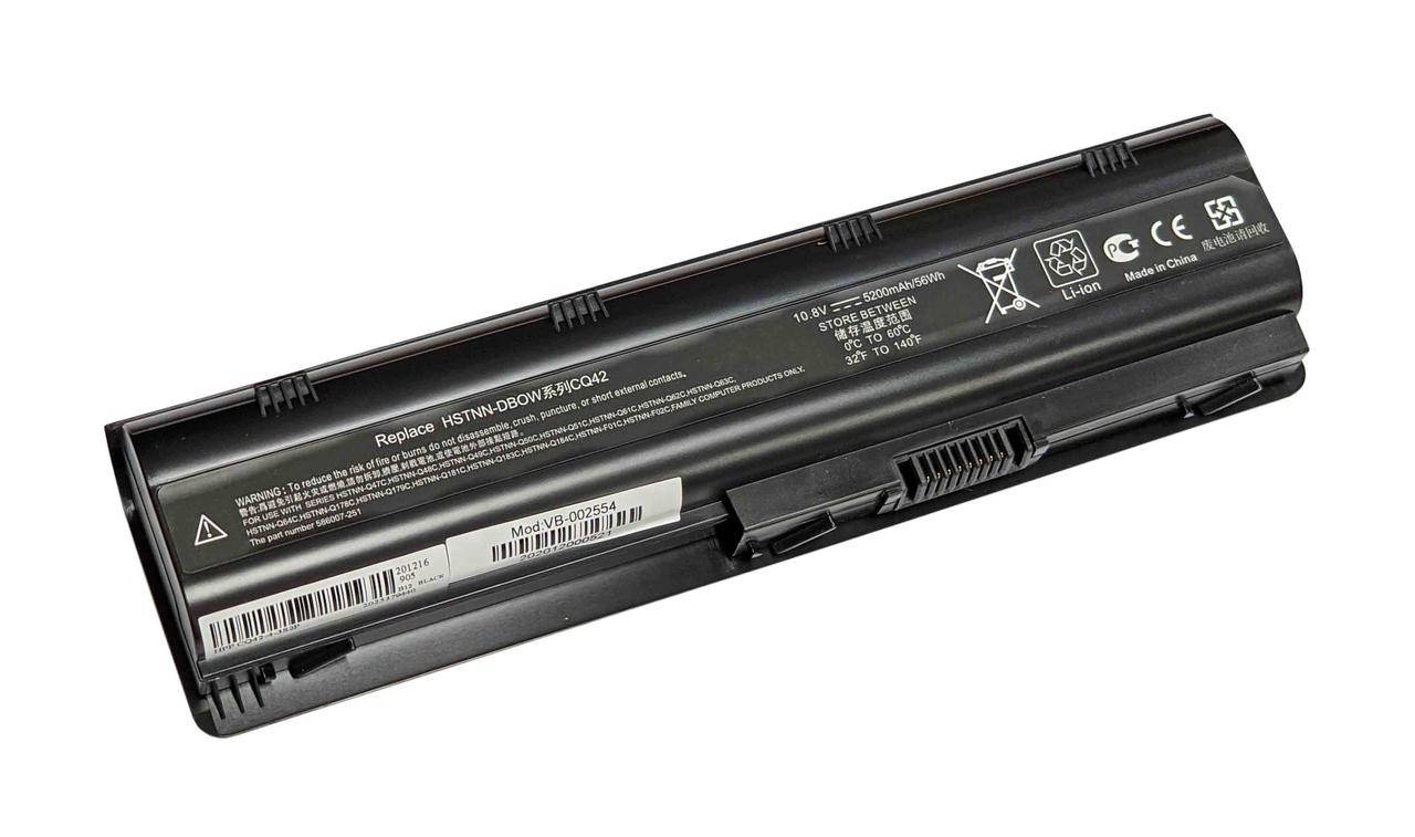

Аккумулятор для ноутбука HP Compaq HSTNN-Q62C dm4-1000 10.8V Black 5200mAh OEM, Черный