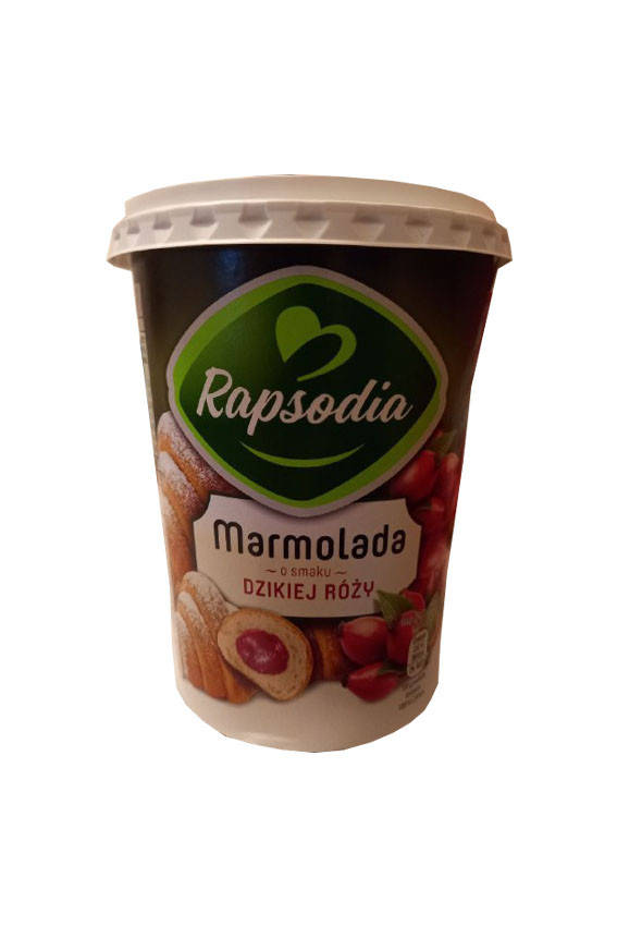 

Мармелад (джем) Дикая Роза Rapsodia Marmolada o smaku dzikiej rozy Польша 590г