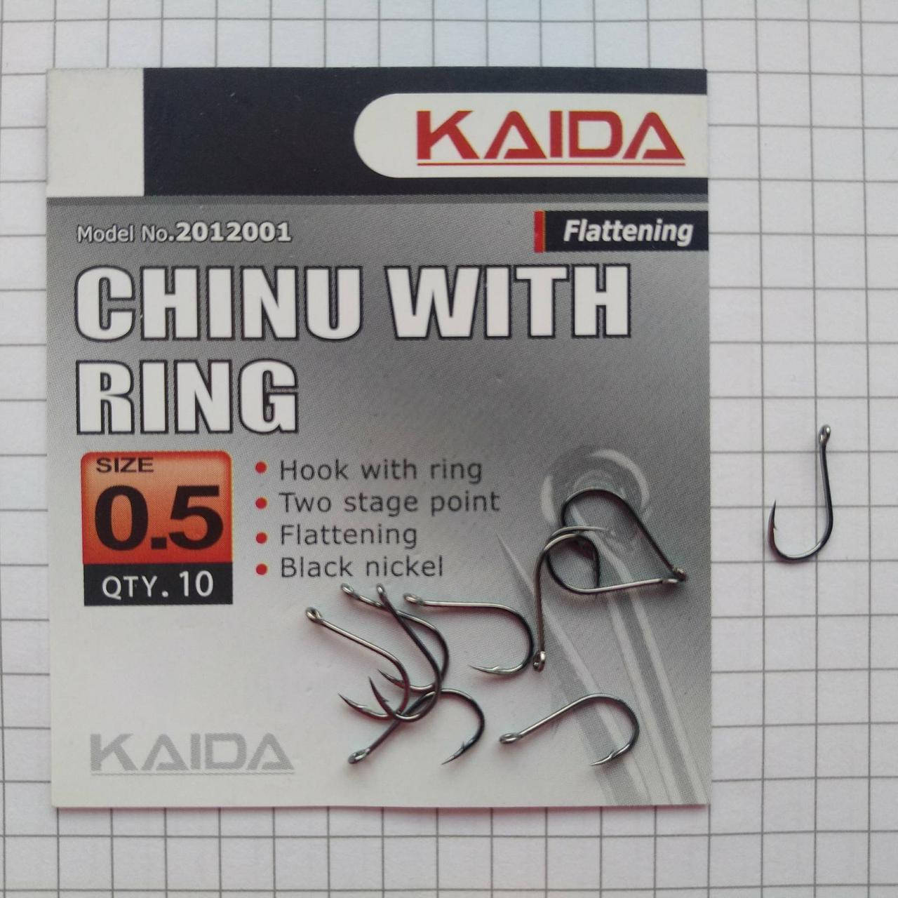 

Крючки Kaida № 0.5 Chinu With Ring