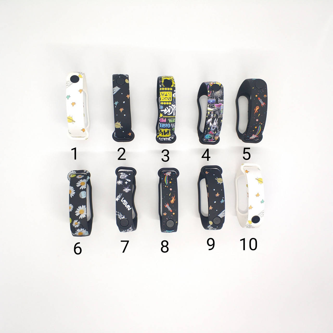 

Ремешок mi band 5 mi band 6 силикон космос space