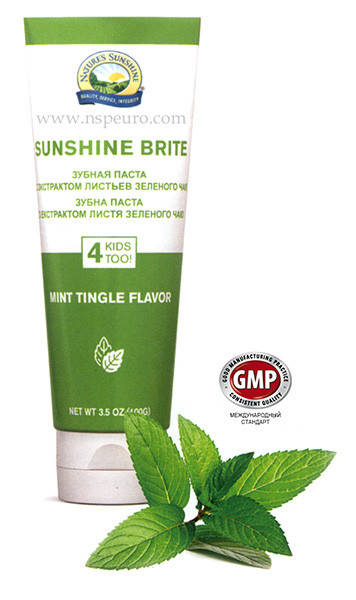 

Зубная паста Саншайн Брайт без фтора лечебная натуральная зубная паста для детей и взрослых НСП.
