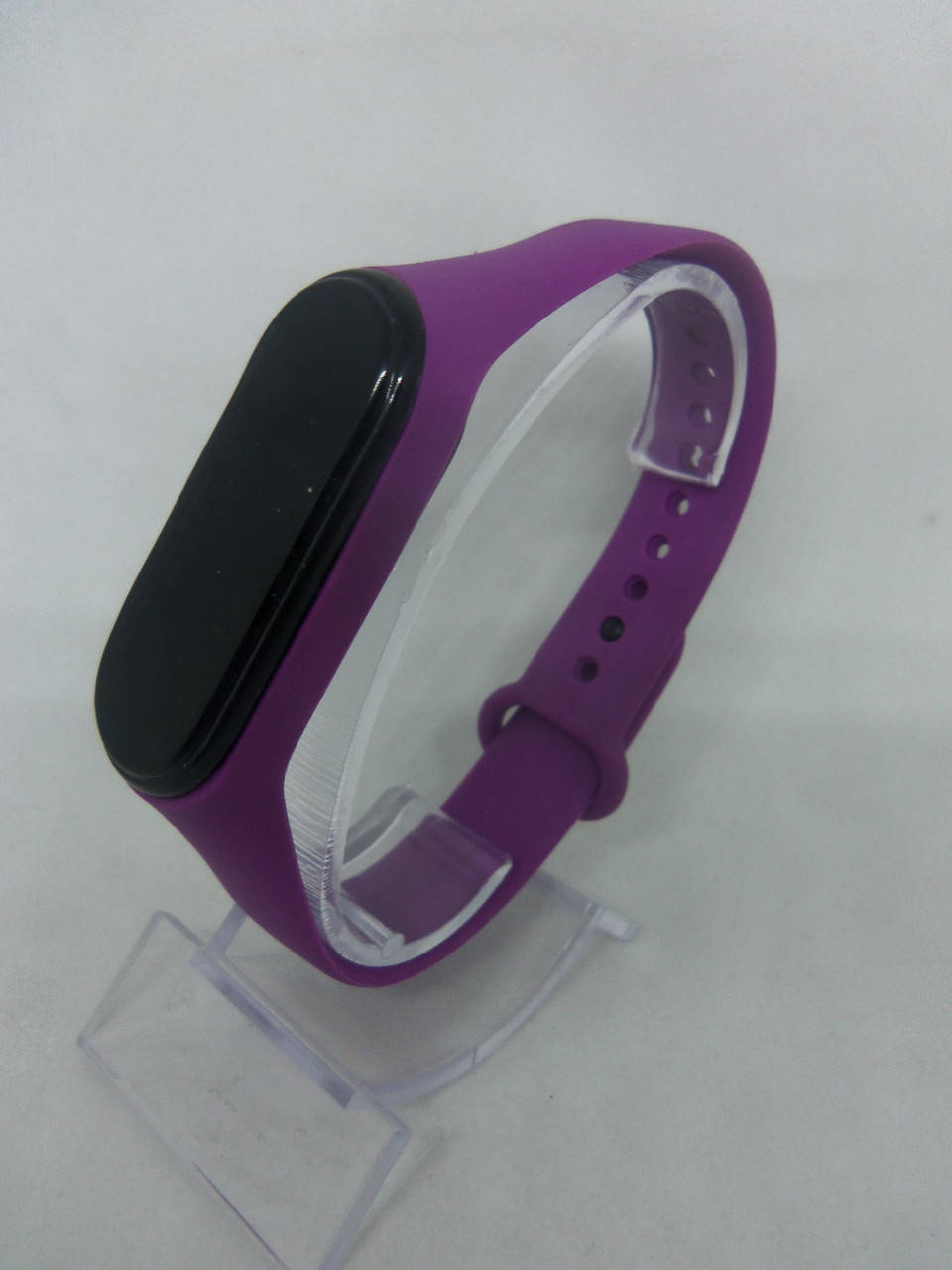 

Ремешок силиконовый браслет Mi Band 3/4 MiBand 3/4 ми бенд 3/4 фиолетовый