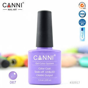 

Гель-лак CANNI № 067 (пастельный фиолетовый)