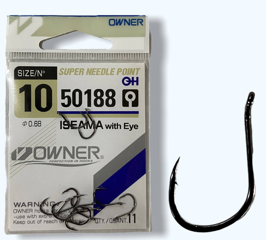 

Крючки OWNER 50188 Iseama with Eye 10