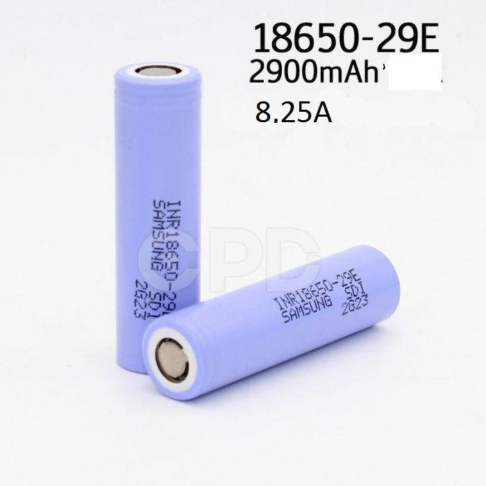 

Акумулятор Samsung INR18650-29E - 2900 мАч / 8,25 А