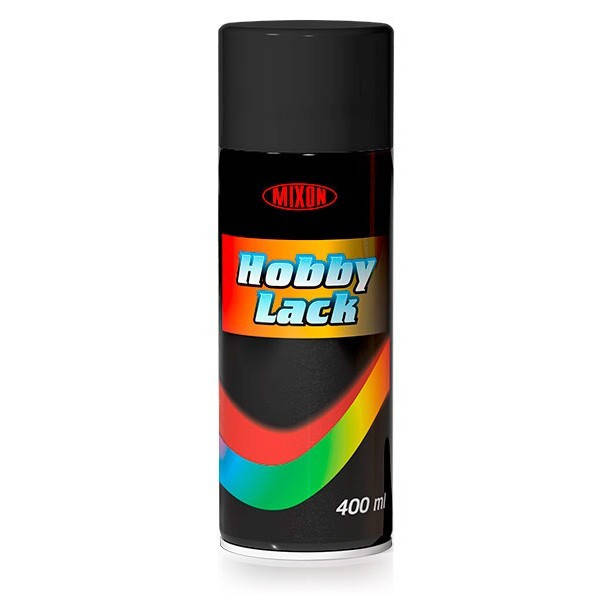 

Аерозольна фарба MIXON HOBBY LACK 400ml Чорний матовий 50