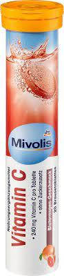 

Растворимые таблетки-витамины Mivolis Vitamin C, 20 шт.